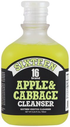 Vegitox Apple & Cabbage Cleanser, 5.24 fl oz (155 ml) by 16 Brand, 美容，面部護理，洗面奶 HK 香港